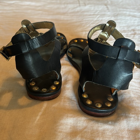 Matt Bernson black leather studded gladiator sandal - Picture 4 of 4